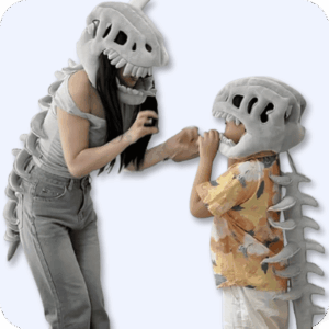 Dinosaur Skeleton Plush Bundle