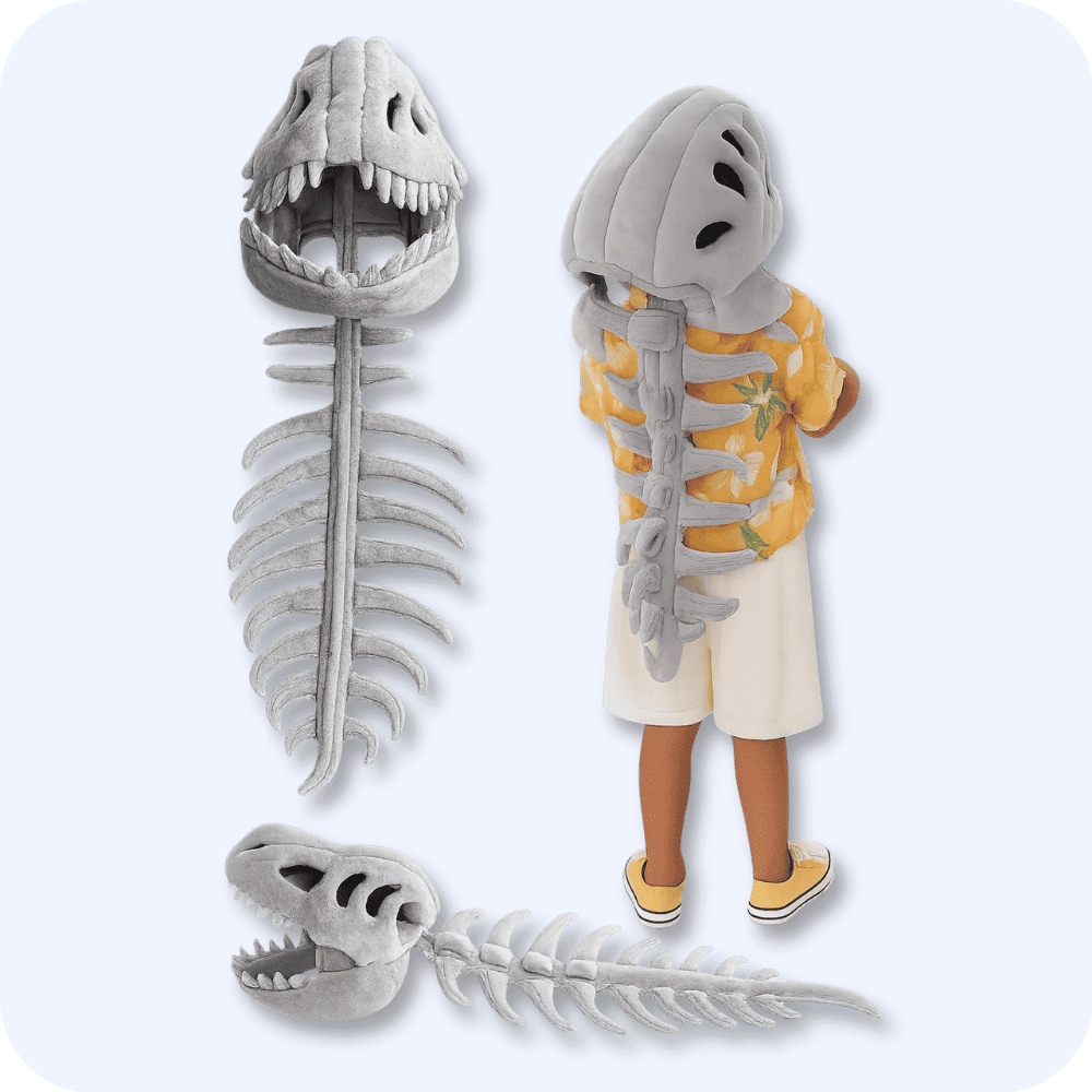 Dinosaur Skeleton Plush Child Version Dinosaur Skeleton Plush Child Version